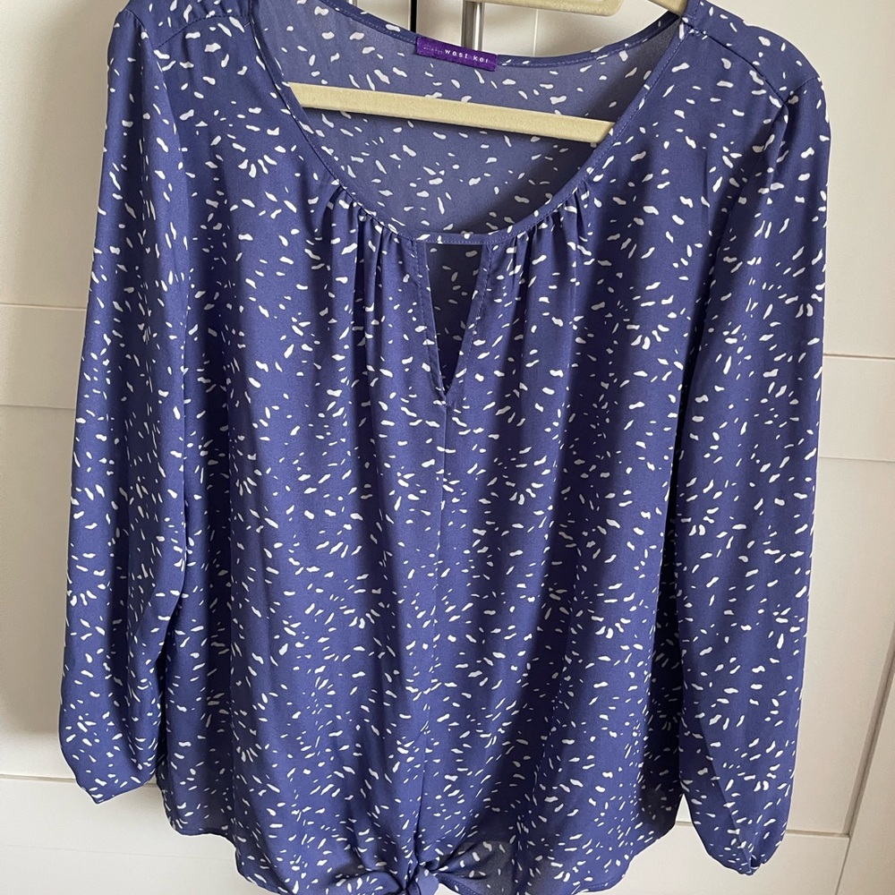 Purple XL Weat Kei Blouse